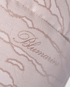 Blumarine Рожеве покривало Colette у візерунок H0000210083