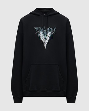 Vetements Синие худи с логотипом UA66HD740B