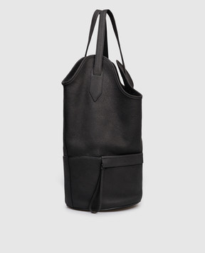 J&M DAVIDSON Чорна сумка Ray Bucket з нубуку LRAY0XXGNXX