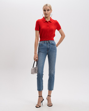 Alexander Wang Голубые джинсы с эффектом потертости 4DC1254606