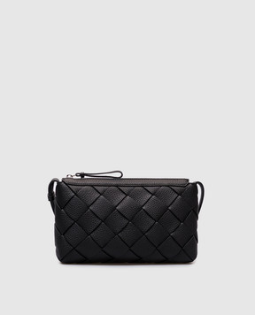 Bottega Veneta Чорна шкіряна сумка крос-боді Diago 837112V4FV1