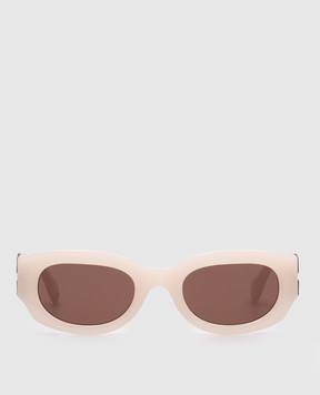 Off-White Бежевые очки Palmer OERI14ES25PLA001