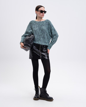 Twinset Зелений светр з логотипом 252AP3220