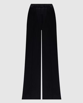 Jil Sander Чорні штани з розрізами J01KA0109J65022