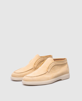 Santoni Жовті дезерти з нубуку WUYA58458TISNPRX