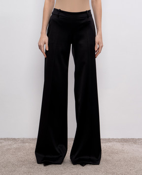 Ermanno Scervino Чорні штани із шовку D466P708HKC