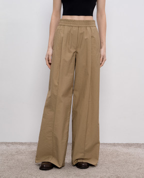 Brunello Cucinelli Бежевые штаны ML140P8721