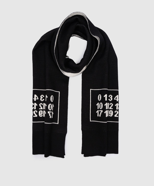 Maison Margiela MM6 - Двухсторонний шарф с жаккардовым узором