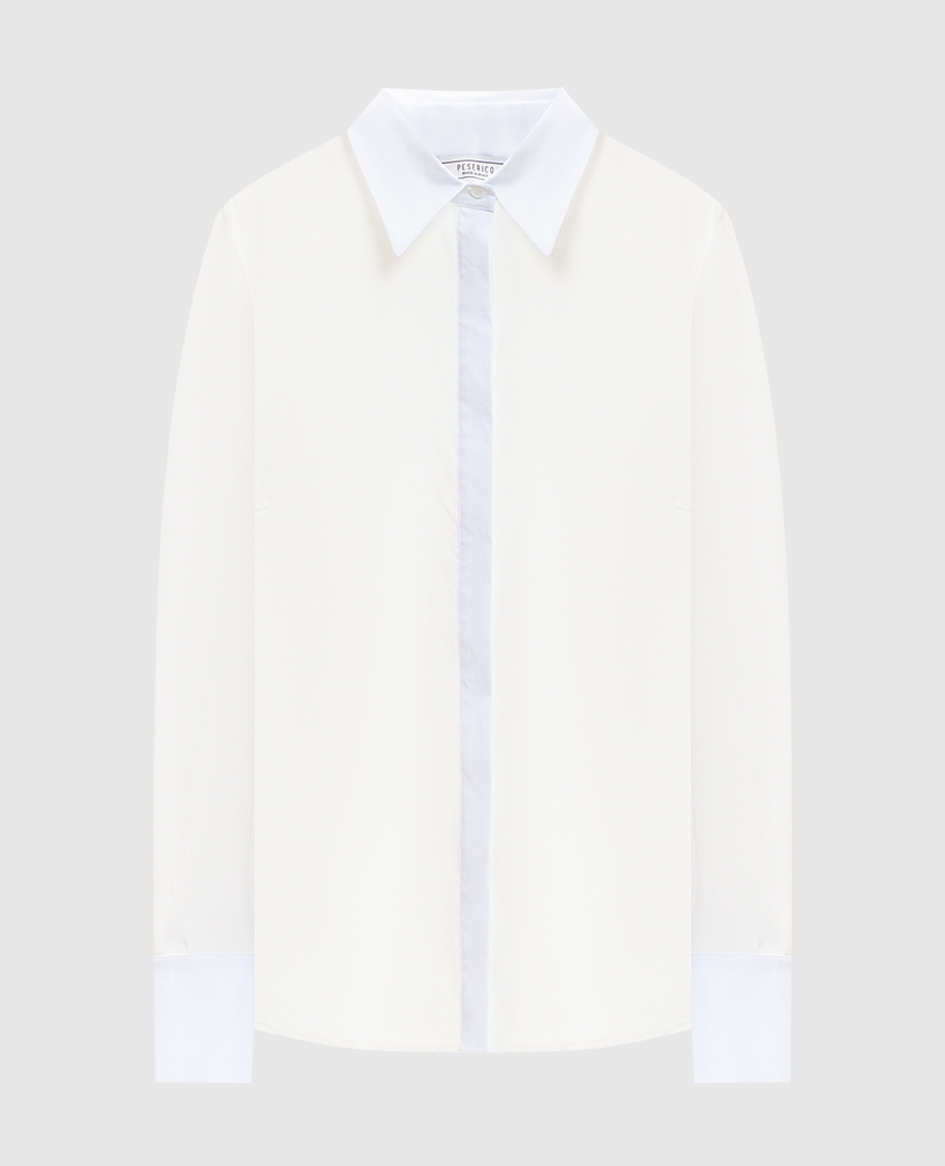 

Белая блуза из шелка, Белый, Блузы