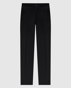 Kiton Черные брюки из шерсти UPN01K0123E