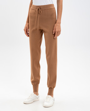 Twinset Коричневі спортивні штани 252TP3408