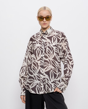 Brunello Cucinelli Коричневые солнцезащитные очки MOCSTEMS05