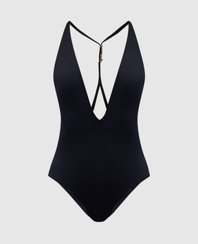 Versace Чорний купальник з емблемою Medusa 10183671A12917