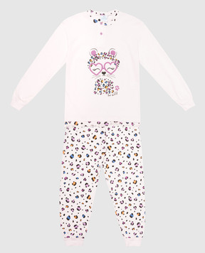 RiminiVeste Детская фиолетовая пижама Gary с принтом U20005