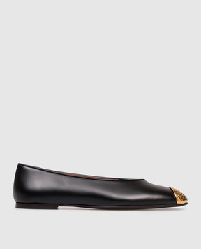 Giuseppe Zanotti Чорні шкіряні балетки Georgia I560004