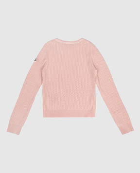 Moncler ENFANT Дитячий рожевий джемпер з вовною K29549C00006M12411214