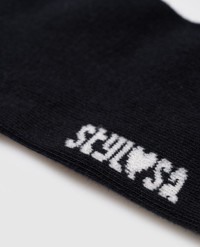 RiminiVeste Дитячі сині шкарпетки Stylosa з логотипом G567SUNNY