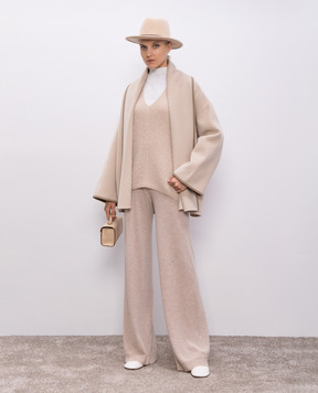 Allude Бежевий пуловер з кашеміру 25211196