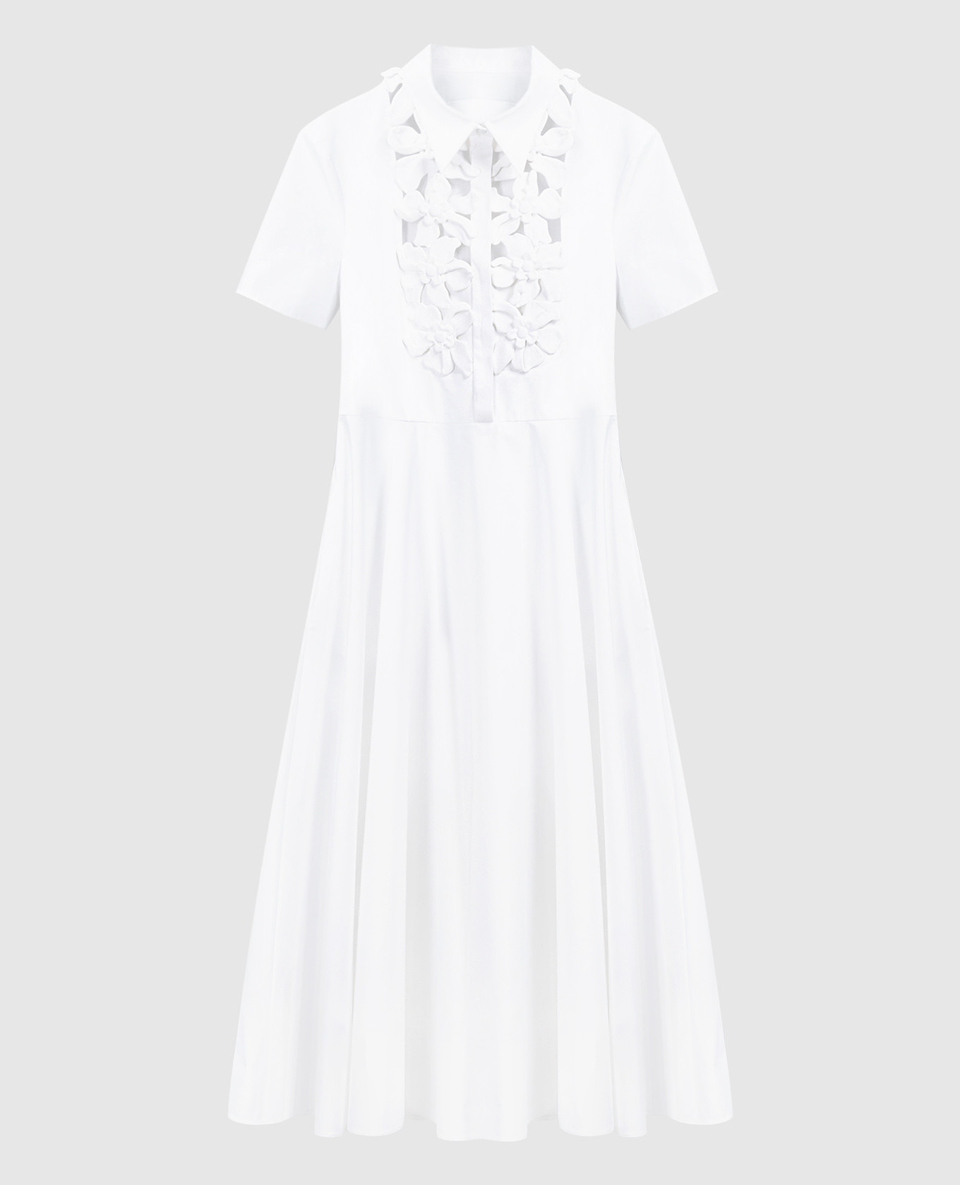 

Белое платье с цветочной аппликацией Hibiscus, Белый, Повседневные платья