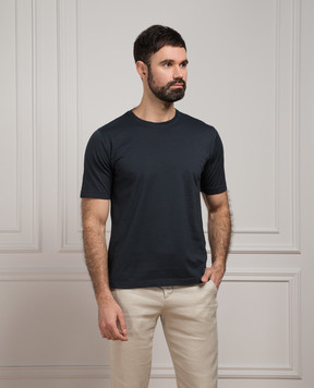 Cashmere&Whiskey Синя футболка TS645B2360714D