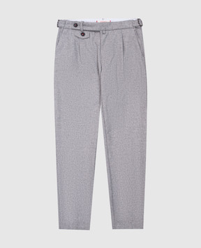 Little Baronio Детские серые брюки с шерстью W1819MONDRY
