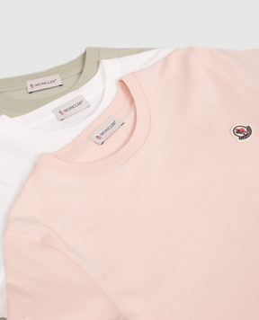Moncler ENFANT Дитячий набір футболок з логотипом K29548C0002189AT91214