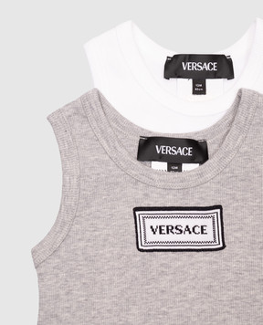 Versace Дитячий набір боді з логотипом 10187791A13344