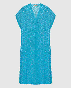 Ermanno Scervino Блакитна накидка з мережива D464Q601HGJ