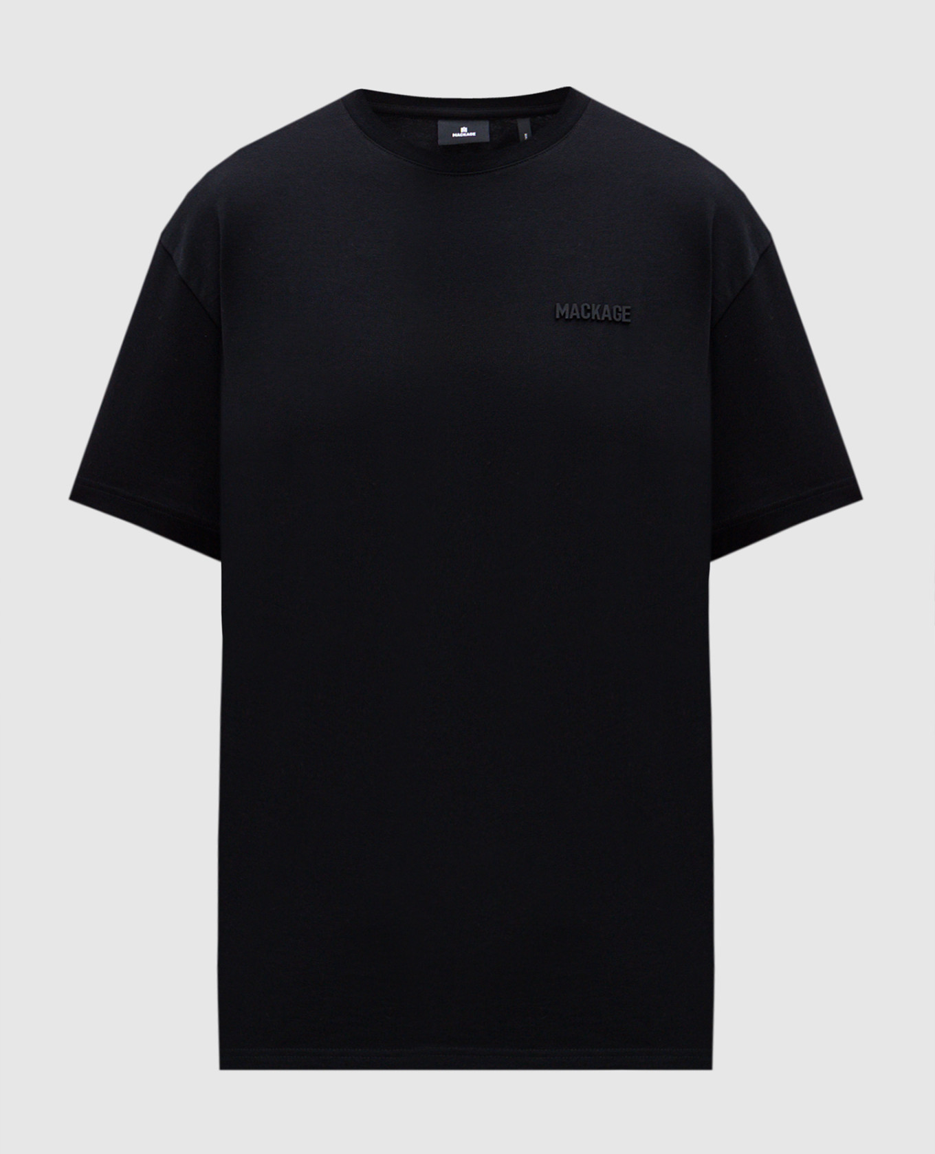 

Черная футболка TEE-R с логотипом, Черный, Футболки