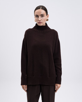 Tom Ford Коричневий светр з кашеміром MAK1387YAX922