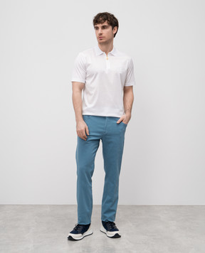 Stefano Ricci Голубые джинсы с логотипом MFT51B0090T253PT