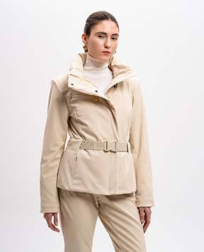 Goldbergh Бежева пухова гірськолижна куртка ELEGANTE GB03010244