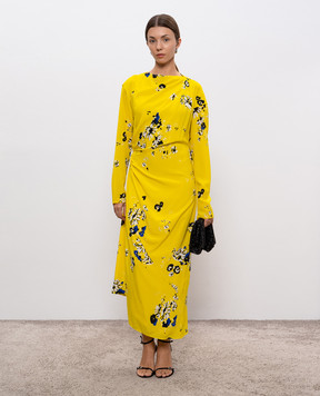 PROENZA SCHOULER Жовта сукня Тrudie з шовком R2543027BYP297S