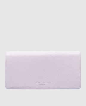 Gianni Chiarini Фіолетовий шкіряний гаманець DOLLARO з логотипом PF504124PEGRN