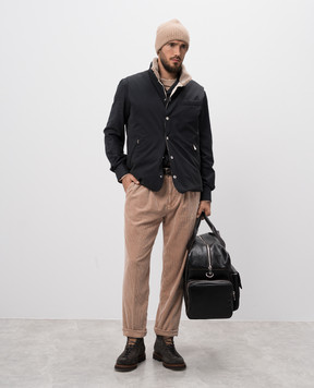 Brunello Cucinelli Бежеві вельветові штани M280DE1920
