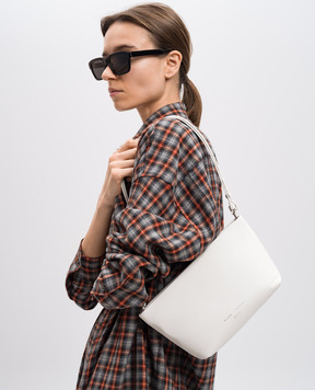 PROENZA SCHOULER Белая кожаная сумка Bond HB243071L016S