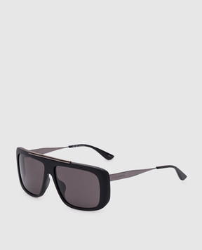 Alexander McQueen Черные очки с логотипом 832528J0770