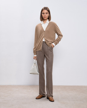 Loro Piana Бежевий кардиган з кашеміру FAO5804