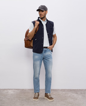 Brunello Cucinelli Синій жилет MD4796523