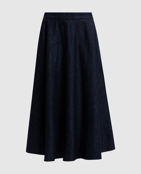 Max Mara Синя джинсова спідниця міді CECILE CECILE