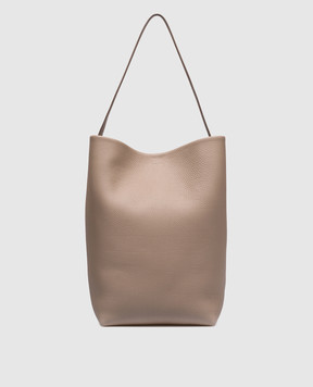 The Row Бежева шкіряна сумка Park Tote W1273L129
