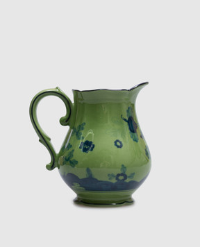Ginori 1735 Зеленый фарфоровый молочник из коллекции Oriente Italiano 003RG00FLT000G00123600