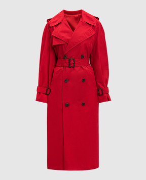 WARDROBE.NYC Червоний двобортний тренч W4009PC