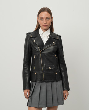 Babe Pay Pls Черная кожаная косуха 1603VESTE