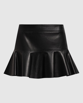 Tom Ford Черная кожаная юбка с воланом GCL897LEX320