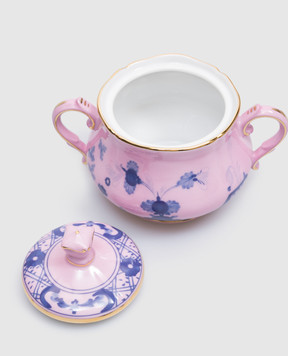 Ginori 1735 Розовая фарфоровая сахарница из коллекции Oriente Italiano 003RG00FZU000010270