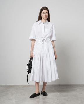 Jil Sander Біла спідниця-плісе J40MA0140J45127