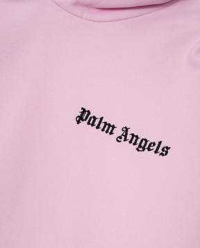 Palm Angels Дитяче рожеве худі з вишивкою логотипа PGBD007S25FLE00112+