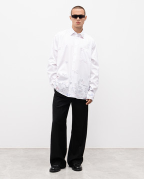 Ann Demeulemeester Чорні штани з вовни Cyrus B0013144FA646