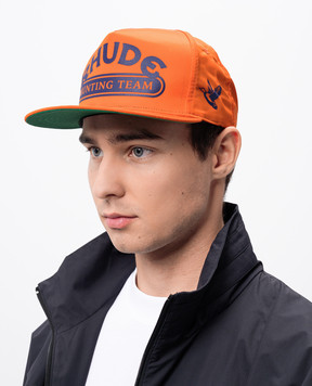 Rhude Оранжевая кепка HUNTING TEAM с логотипом RHFW24HA01005